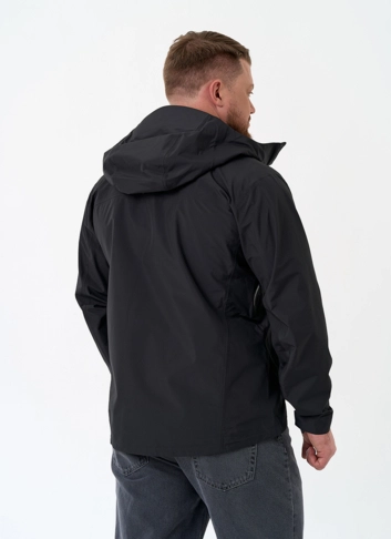 Мужская ветровка черного цвета фото