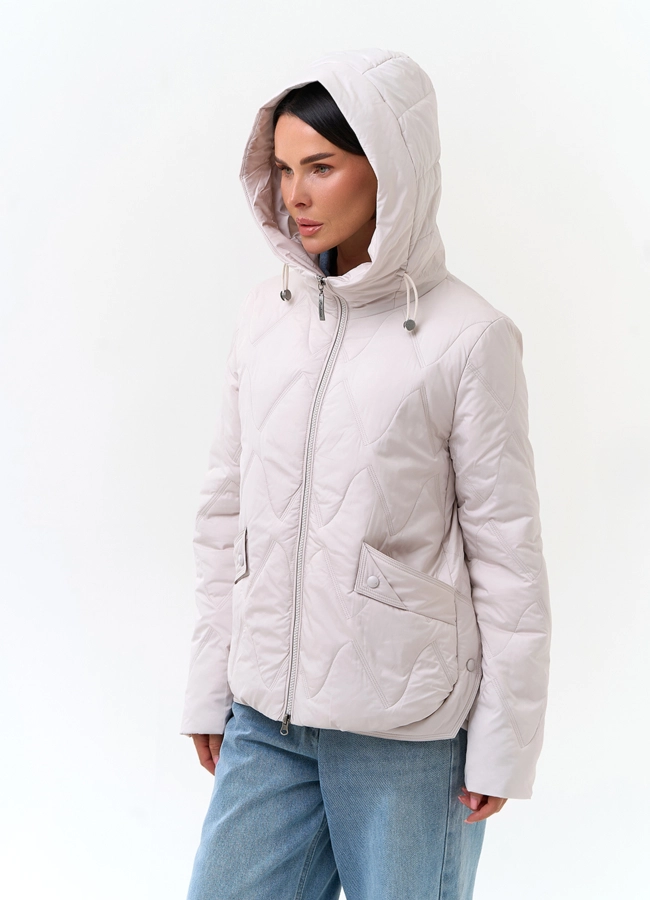 Женская куртка с капюшоном модель № 33796 в кредит