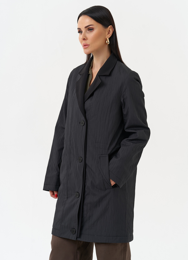 Женское утепленное полупальто трансформер модель № 30027 универмаг малина