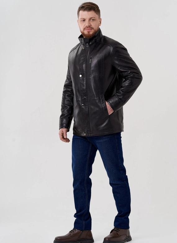 Мужская куртка из натуральной кожи 