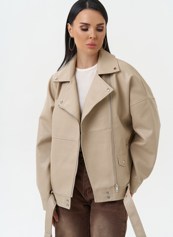 Женская куртка косуха из эко кожи