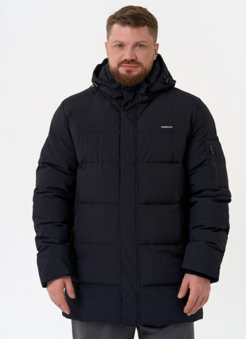 Мужской пуховик с капюшоном 