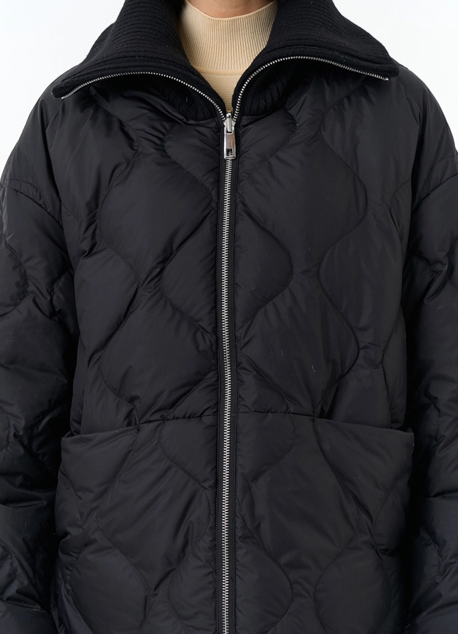 Женская двухсторонняя куртка с высоким воротником модель № 32665 универмаг малина