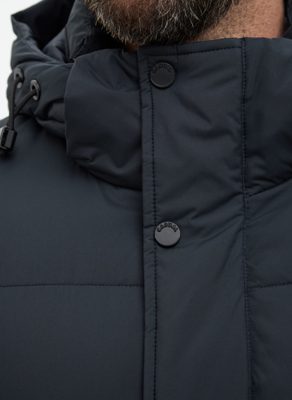 Мужской пуховик с капюшоном 