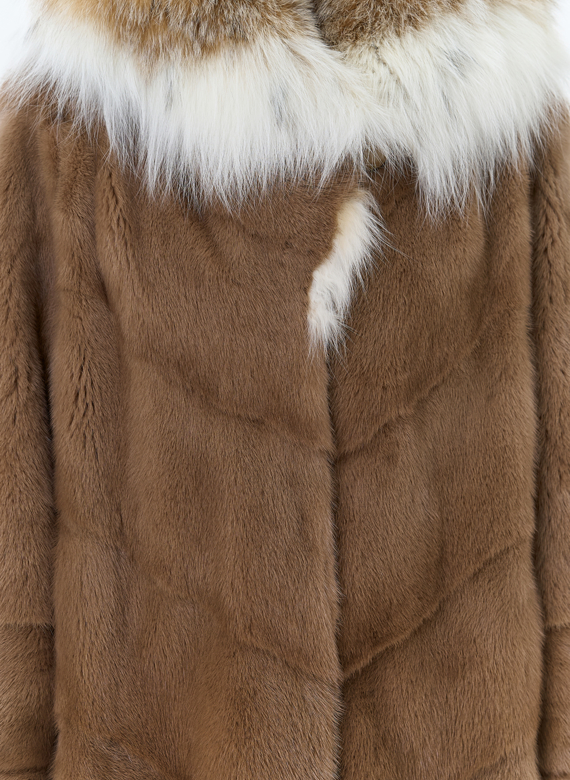 Норковая шуба с рысью